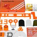 Physics Optics Experiment Set Refraction and Reflection of Light,Convex Lens and Small Hole Imaging Experiment, Three Primary Colors of Light School Optics Learning Educational Science Kits