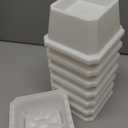 Bed Risers 2 Inch Heavy Duty, Furniture Risers for Bed Frame, Couch, Desk, Chair, Lifts Up to 1,500 lb, Set of 8, White