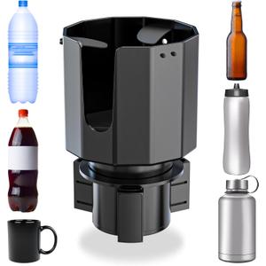 Cup Holder Expander for Car, Automotive Drink Cup Holder Adapter with Adjustable Base, Compatible with Coffee Mug, Yeti 20/26/30oz, Ramblers, Hydro Flasks 32/40oz, Other Large Bottles in 3.4"-3.8" Cup Holder Expander for Car, Automotive Drink Cup Holder Adapter with Adjustable Base, Compatible with Coffee Mug, Yeti 20/26/30oz, Ramblers, Hydro Flasks 32/40oz, Other Large Bottles in 3.4"-3.8"