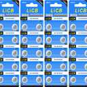 LiCB 40 Pack LR41 AG3 392 384 Batteries,Long-Lasting & Leak-Proof,High Capacity 1.5 Volt LR41 Coin & Button Cell Battery for Digital Thermometer Ornament Hearing Aid Led Watch