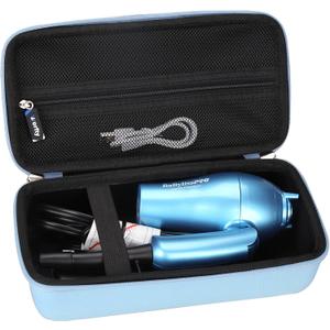worfty Hard Case for BaBylissPRO Nano Titanium Travel Dryer, Blue, Case Only
