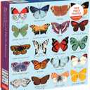 Mudpuppy Butterflies of North America 500 Piece Family Jigsaw Puzzle, Butterfly Puzzle with Recognizable Butterflies from Around North America