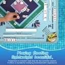 Brobear Floating Mahjong Table for Pool 31.531.5 | Swimming Pool and Hot Tub Float Board for Mahjong, Pools Game Tray for Mahjong, Card Game, Scrabble Dominoes & Poker