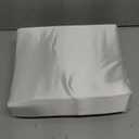 CozyLux Satin Sheets King Size - 4 Piece White Bed Sheet Set with Silky Microfiber, 1 Deep Pocket Fitted Sheet, 1 Flat Sheet, and 2 Pillowcases - Smooth and Soft