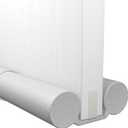 Large and Thick Door Draft Stopper 30-36 inch,Door Stoppers for Bottom of Door,Under Door Noise Stopper,Door Noise Blocker,Door Draft Blocker.Adjustable Twin Door Sweep Draft
