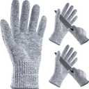 ANDANDA Cut Resistant Gloves, Safety Chef Gloves for Cutting for Oyster Shucking, Fish Fillet Processing, Wood Carving, Grey (X-Large)