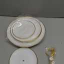 Goaste 3 Pack Tiered Cupcake Stand, Plastic Cupcake Stand Tower, 3 Tier Round Shape Dessert Serving Tray, White Cookie Candy Buffet Stand for Tea Party, Baby Shower, Wedding, Birthday, Christmas