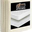 GORILLA GRIP Non Slip Mattress Gripper, Prevents Mattresses from Sliding and Holds Bed in Place, Pad Grips Beds, Sofa, Couch, Chair Cushions and Helps Keep Topper from Slipping, Easy Trim Pads, Twin (Twin (36" X 72"))
