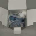 [2-IN-1 LID] Insulated Water Bottle with Silicone Boot (36hrs Cold/18hrs Hot) - DIY Stickers, Leakproof, BPA Free, 40 oz (Cyan)