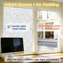 OHTMERU Window Privacy Film Decorative Non-Adhesive, Reusable, Anti-Glare, 23.6 x 78.7 inches