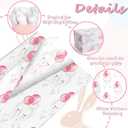 60 Sheets Easter Bunny Ballon Tissue Paper Bluk, 20 x 14'' Preppy Bunny Ballon Patterns Wrapping Paper for Spring Easter Birthday Gift Bag Supplies