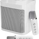 Karaoke Machine for Adults and Kids, Portable Bluetooth Karaoke Speaker with 2 Wireless Microphones for TV, Singing Karaoke for Home Party, Great Gifts for Boys and Girls (White)