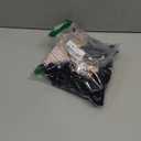 Blooming Jelly Women High Waisted Bikini Sets Tummy Control Swimsuits Color Block Two Piece Drawstring Bathing Suit (Medium, Black- New)