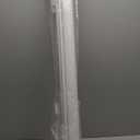 Reinforced 42 Tall x 100 Extra Wide Retractable Baby Gate for Large Openings Tall Baby Gates for Dogs Pet Gate with Rods to Prevent Crawling Through, Extra Wide Mesh Dog Gate, White