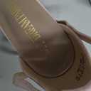 DREAM PAIRS Women's Chunk Low Heel Pump Sandals (8, Pink)