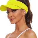Zando Womens Visor Hats for Women Adjustable Beach Sun Visors for Women Sports Outdoor Unisex Golf Tennis Visor for Men (One Size)