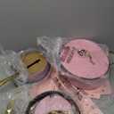Paris Hilton Iconic Nonstick Pots and Pans Set, Multi-layer Nonstick Coating, Matching Lids With Gold Handles, Made without PFOA, Dishwasher Safe Cookware Set, 10-Piece, Pink