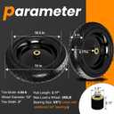 13" Flat Free Wheels Replacement for GOR Garden Cart Tires, 4.00-6 Solid Tires with 5/8"Bearings, 13" No Flat Wheels for GOR Garden Carts/Hand Trucks/Garden Carts