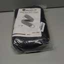 QUOLIX Triangle Under-Door Draft Stopper, 32" Noise Blocker, Weighted Weather Stripping, Gray Cotton & Polyester, Multi-Function Noise & Light Blocker, Black