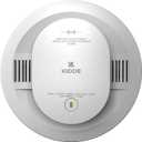Kidde Smoke and Carbon Monoxide Detector, AA Battery-Powered, Wire-Free Interconnect, Voice Alerts, LED Status Light 85 dB Alarm, 5-inches, 30CUDR-VRF