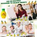 30 Pieces Pineapple Stress Ball Smile Fruit Stress Ball with Emotions Toy Pineapple Fidget Toys Party Favors for Adults Teens Finger Exercise Anxiety Relief Party Supplies, Small