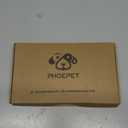 PHOEPET No Pull Dog Harness Medium Reflective Front Clip Vest with Handle,Adjustable 2 Metal Rings 3 Buckles,[Easy to Put on & Take Off](S, Grey) (Gray)