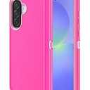 Jiunai for Samsung A23 Case, Shockproof Anti-Dust Heavy Duty Protection Tough Rugged Dual Layer Raised Edge Outdoor Protective Phone Case for Samsung Galaxy A23 5G 2022 (NOT for UW) Pink