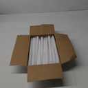 96pcs Flameless Flickering LED Taper Candles Bulk Battery Operated Candles for Christmas Halloween Birthday Wedding Party, (Ivory, 11 inch, 96pcs)