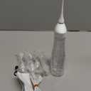 AquaSonic Water Flosser - Cordless Rechargeable Water Flossers for Teeth Cleaning - Waterproof Aqua Flosser, Portable Oral Irrigator for Dental Cleaning with 5 Jet Tips  Braces Home Travel. (White)