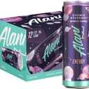 Alani Nu COSMIC STARDUST, Sugar Free, Low Calorie Energy Drinks, 200mg Caffeine, Biotin, B Vitamins, Zero Sugar, 10 Calories, 12 Fl Oz Cans, 12 Pack, BBD 07/26/27