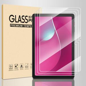 3 Pack Screen Protector for T-Mobile REVVL Tab 2 10.1 Inch, Tempered Glass For REVVL Tab 2 5G, High Definition 9H Hardness Easy Installation Anti-Scratch