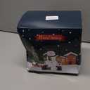 AerWo 6FT Christmas Inflatables Outdoor Decorations, Upgrade Cute Inflatable Snowman Penguins Blow Up Yard Decorations with Rotating LED Lights for Indoor Outdoor Yard Garden Christmas Decor