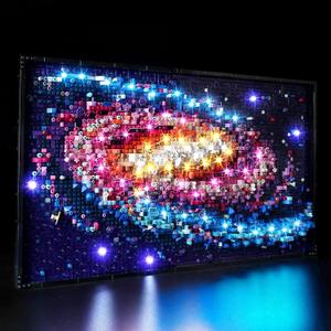 Kyglaring LED Light Kit Compatible with Lego The Milky Way Galaxy 31212 Building Blocks, Upgraded Lighting Accessories for Art 31212 Building Set (Lights Only, No Model Set) (Classic Version)