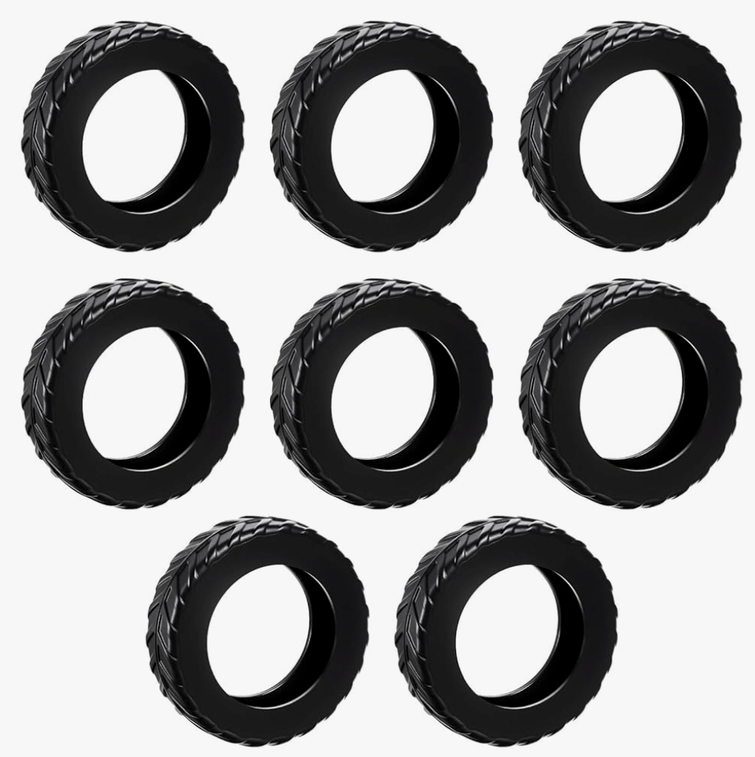 Silicone Luggage Wheel Covers 8pcs, Suitcase Caster Luggage Wheel Protector Covers, Noise Reduction, Shock Absorbing, Scratch Resistant, Rubber Wheels Cover 2.13 X 2.13 In