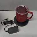 VFZO Smart Mug, Self Heating, Temperature-Controlled, Self-Heating Coffee Mug.LED Real-time Temperature Display. 180 Minutes Maximum Battery Life.Smart Coffee Cup(12oz, Burgundy)