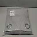 NICETOWN Blackout Curtain for Sliding Glass Door - Patio Door Curtains, Thermal Insulated Wide Drapes/Draperies for Bedroom/Living Room, Silver Grey, 1 Panel, 100 by 84-Inch