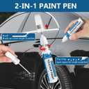 Diamond Black Crystal(PXJ/KXJ) Touch Up Paint for Dodge-Exact Match 2 in 1 touchup Paint Pen for Chips and Nicks Repair Car Paint Scratch Repair Kit (EXP 05/09/29)