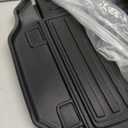 Cargo Mat & Backerst Mat Compatible with 2013-2020 Nissan Pathfinder/2013 Infiniti JX35/2014-2020 Infiniti QX60 - Cargo Liner Trunk Mat All Weather TPE Pathfinder 2020 Accessories
