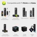 Replacement for Fire Stick Remote, firestick Remote, w/YouTube, Disney Shortcuts, for Amazon Cube, Echo Show 