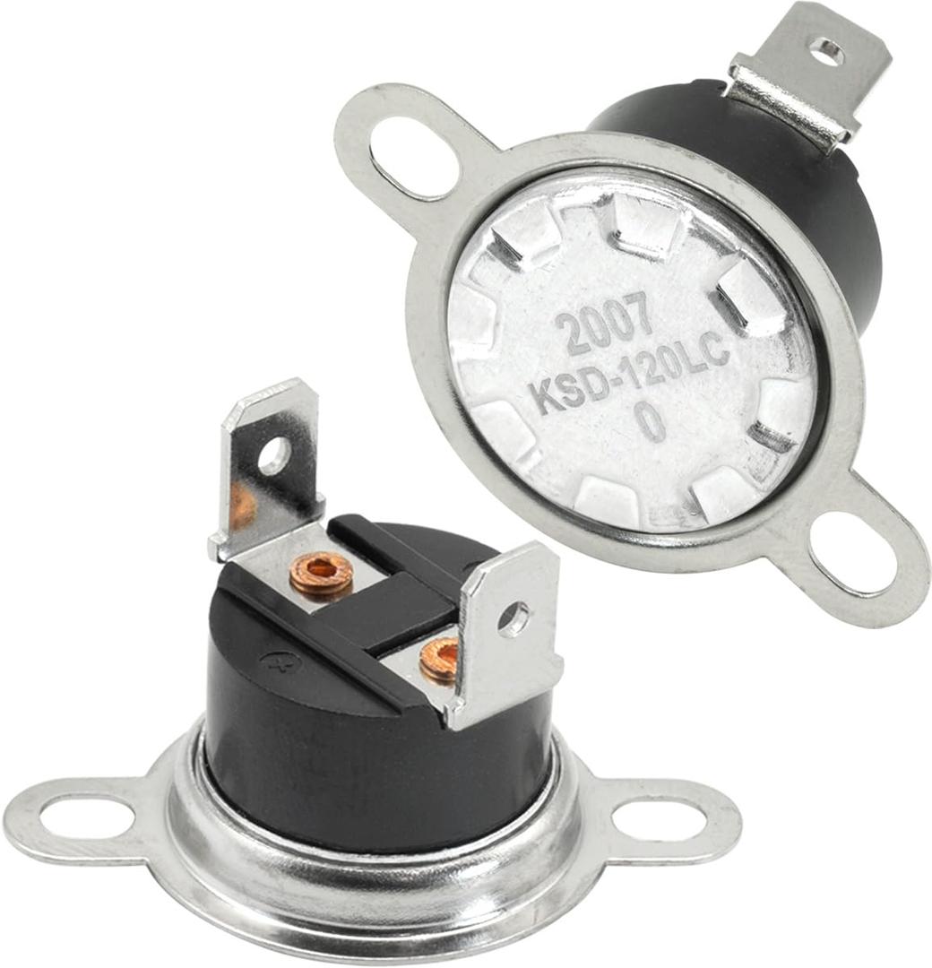 2 Pack DE47-20059B Microwave Thermostat Thermal Fuse Compatible with Samsung Models Replaces DE47-20059A, AP4580112, 2079767, PS4226453