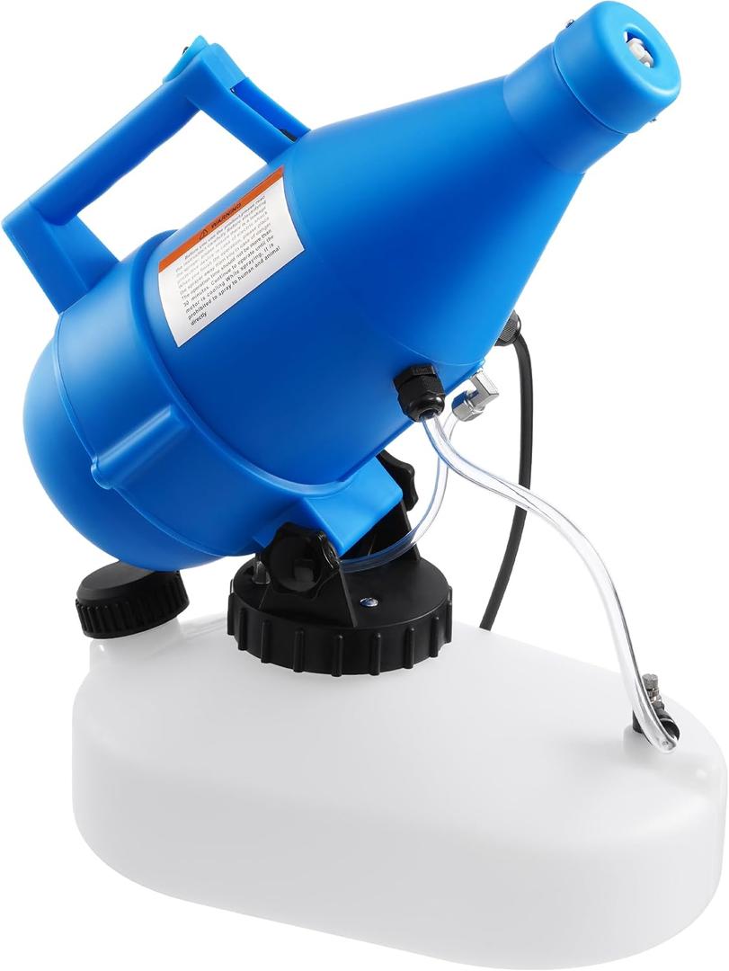 4.5L Electric Fogger Machine, 1400W Portable Sprayer with 30ft Spray Distance & Adjustable Nozzle for Applying Cleaning Solutions in Home, Hotel, School, Yard and Large Indoor Outdoor Spaces
