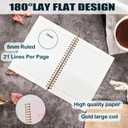 Cute Peach Notebook, Preppy Pink Peach Journal, Summer Fruit Lover Gifts Spiral Notebook Journal for Note Taking, Pink Office Supplies, 5.5x8.3 Inch