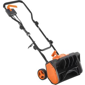 VEVOR Electric Snow Shovel, 12A 17 inch Corded Snow Shovel, 60 Adjustable Chute, 20 ft Throwing Distance, Snowthrower with Dual Safety Switch, Winter Ice Removal Tool for Driveway Sidewalk Patio