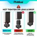 PhaetusxArkfly Conch Hotend for Adventurer 5M/5M Pro 43mm/s High Flow Extruder Quick-Detachable Nozzle Stable High-Speed Printing for AD5M Black