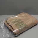 ULTCOVER Waterproof Patio Ottoman Cover Square Outdoor Side Table Furniture Covers Size 20L x 20W x 18H inch (Brown)