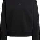 adidas womens All Szn Sweatshirt (Black, L)