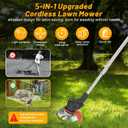 Electric Weed Wacker Cordless, 5 in 1 Weed Eater Battery Powered, 35-47 inches