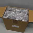 LALOBLUE Stackable Letter Tray Desk Organizer, Set of 4 Clear PET Paper & File Organizers, Document Storage for Office Supplies