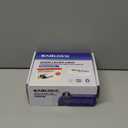 BAOLONG Door Square Modern Door Handle Entry Door Locksets with Key,Interior Privacy Door Lever, Entrance Handleset Matte Black Finish