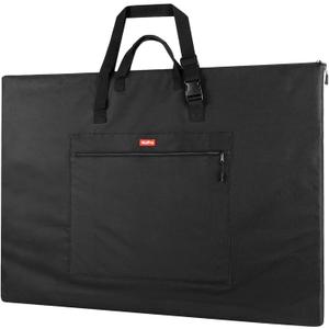 Nicpro Light Weight Art Portfolio Bag, 23 x 31 Inches Art Portfolio Case with Shoulder & Handle Carry, for Artwork, Poster, Sketch Drawing, Canvas, Photography, Solar Panel Storage